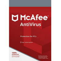 McAfee AntiVirus - 3-Year / 1-PC - TSS