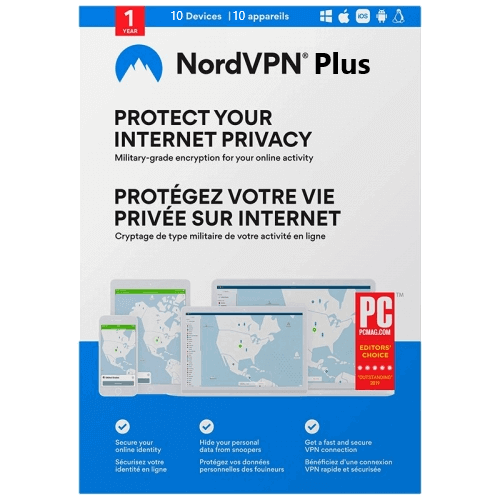 NordVPN Plus - 1-Year / 10-Devices - Global